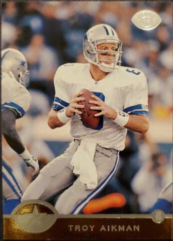 Troy Aikman [Collector's Edition] #1 Football Cards 1996 Leaf