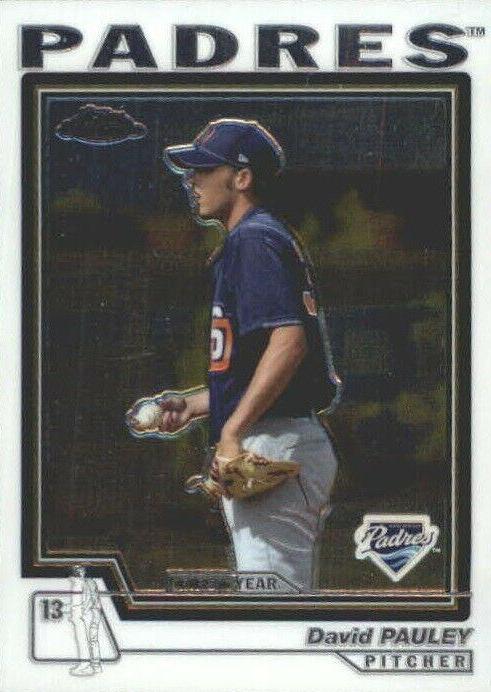 David Pauley #T208 Baseball Cards 2004 Topps Chrome Traded