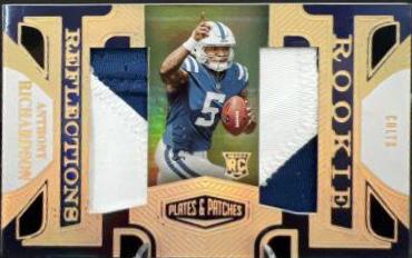 Anthony Richardson discount plates and patches rookie jersey