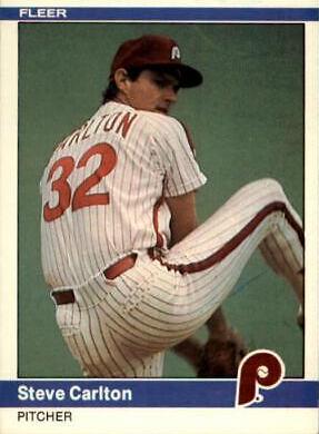 Steve Carlton #25 Baseball Cards 1984 Fleer