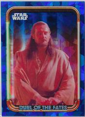 A Moment of Calm for Qui-Gon Jinn #DF-10 Star Wars 2024 Topps Chrome Sapphire Duel of the Fates Prices