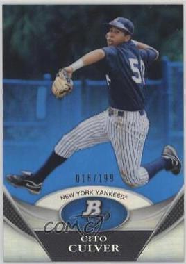 Cito Culver #BPP37 Baseball Cards 2011 Bowman Platinum Prospects