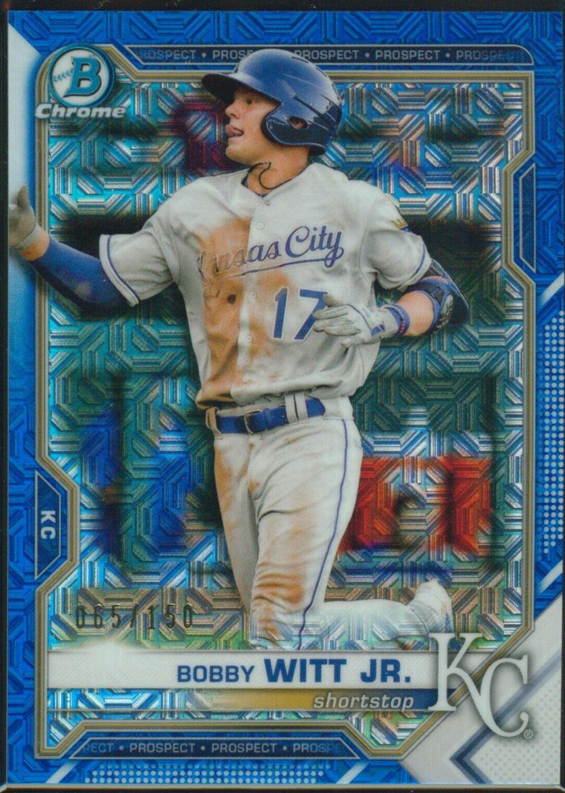 PSA hot 10 Chrome Bobby Witt Jr Prospect Refractor