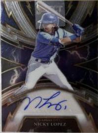 Nicky Lopez #S-NL Baseball Cards 2022 Panini Select Signatures