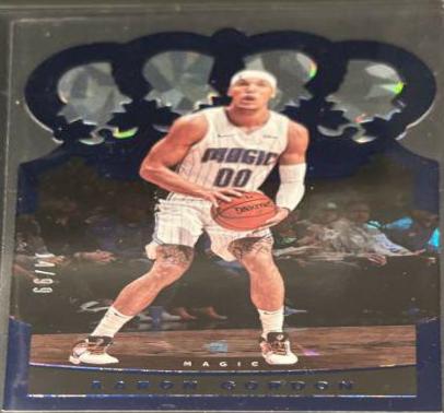 Aaron Gordon [Crystal Blue] #70 Basketball Cards 2020 Panini Crown Royale