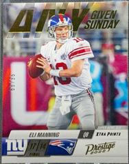 Eli Manning [Gold] #6 Football Cards 2022 Panini Prestige Any Given Sunday Prices