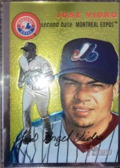 Jose Vidro #THC100 Baseball Cards 2003 Topps Heritage Chrome