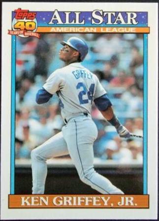 1991 Ken Griffey Jr #392 Topps All outlets Star Baseball Card