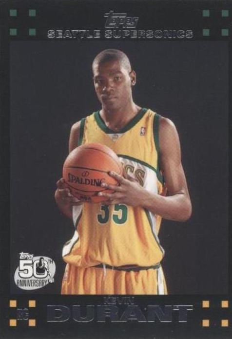 07/08 Topps Kevin store Durant Rookie