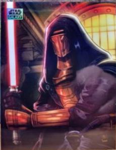 Darth Revan [Aqua Refractor] #AS-10 Star Wars 2024 Topps Chrome Galaxy Art of the Sith