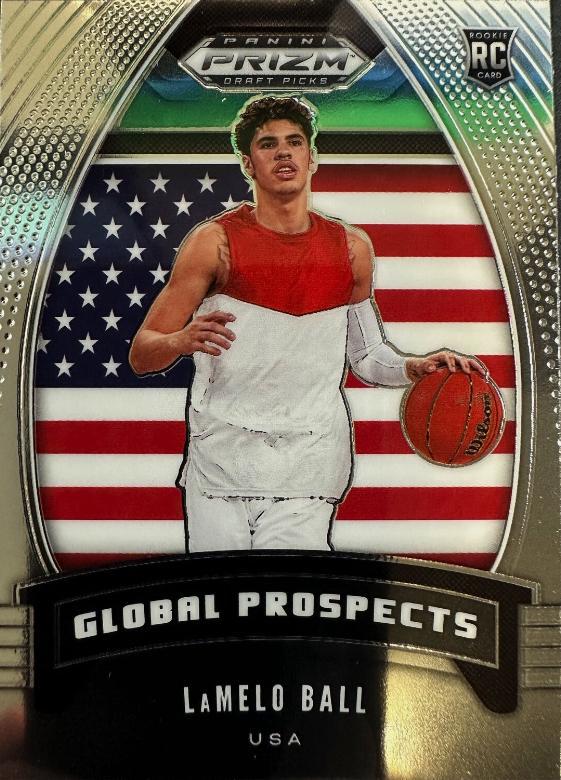 2020-21 PANINI PRIZM newest DP #98 LaMELO BALL ROOKIE CARD RC PSA 9 Draft Picks