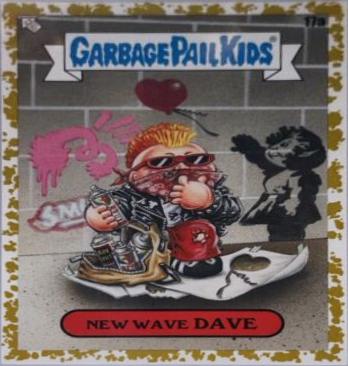 New Wave DAVE [Gold] #17a Garbage Pail Kids 35th Anniversary