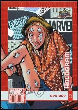 Eye-Boy [Hologram] #12 Marvel 2020 Upper Deck Annual