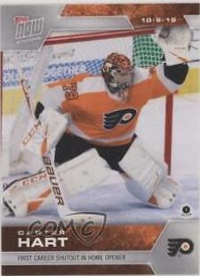 Carter Hart #10 Hockey Cards 2019 Topps Now NHL Stickers