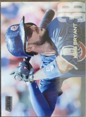 Kris Bryant [Batting] #201 Baseball Cards 2018 Stadium Club