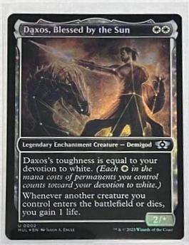 Daxos, Blessed by the Sun [Foil] #2 Magic Multiverse Legends