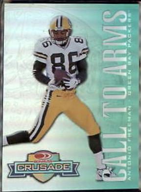 Antonio Freeman [Green] #33 Football Cards 1998 Leaf Rookies & Stars Crusade