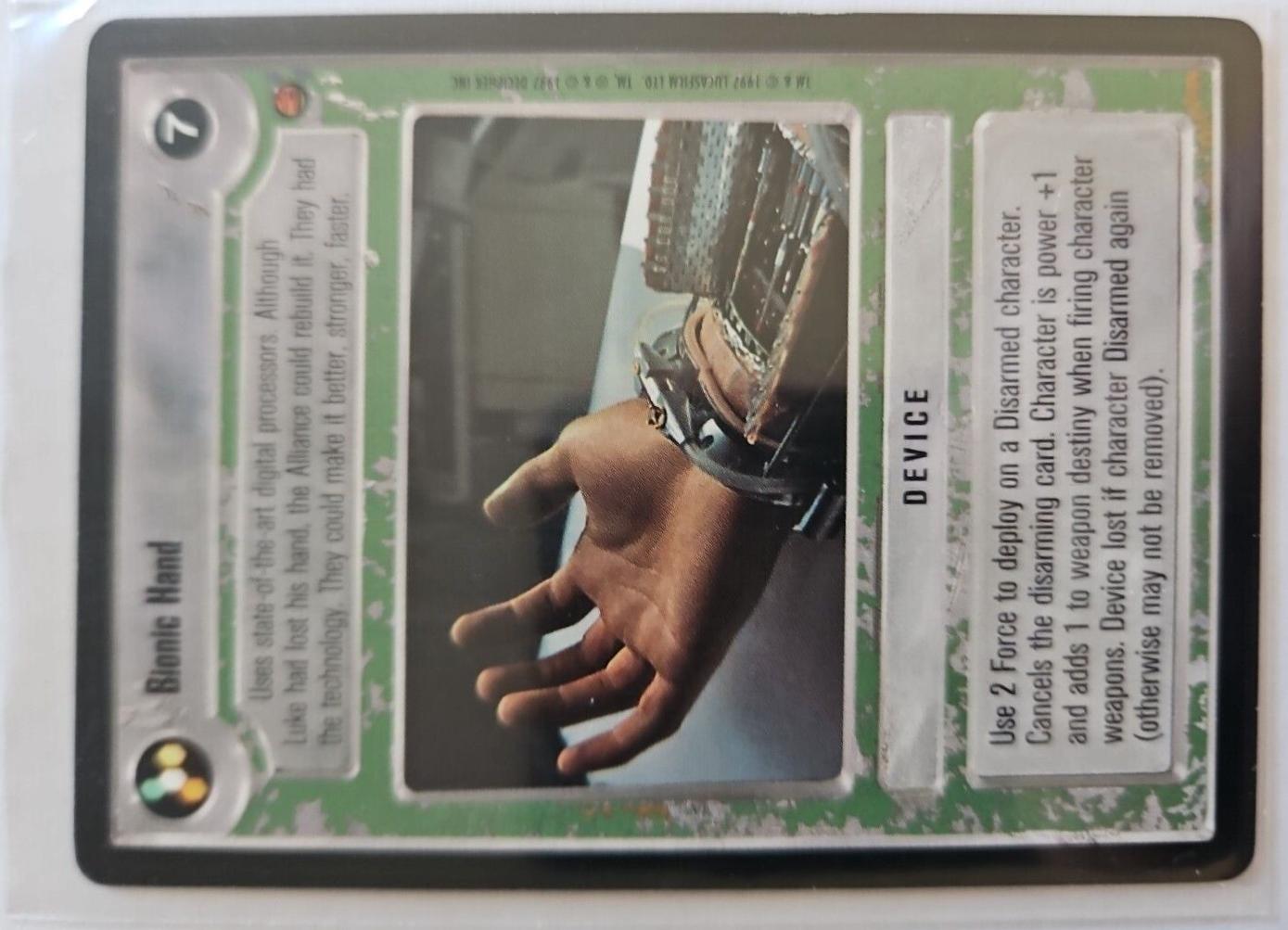 Bionic Hand [Limited] Star Wars CCG Cloud City