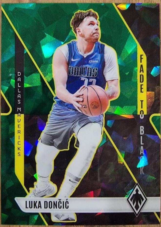 Luka Doncic [Green Ice] 18 Prices 2023 Panini Phoenix Fade To Black