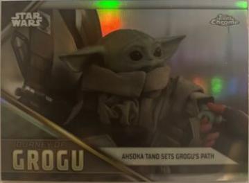 Ahsoka Tano Sets Grogu's Path #JG-12 Star Wars 2023 Topps Chrome Journey of Grogu