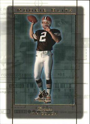 Tim Couch #RB2 Football Cards 1999 SP Authentic Rookie Blitz