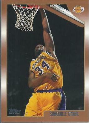 Shaquille O'Neal #175 Basketball Cards 1998 Topps