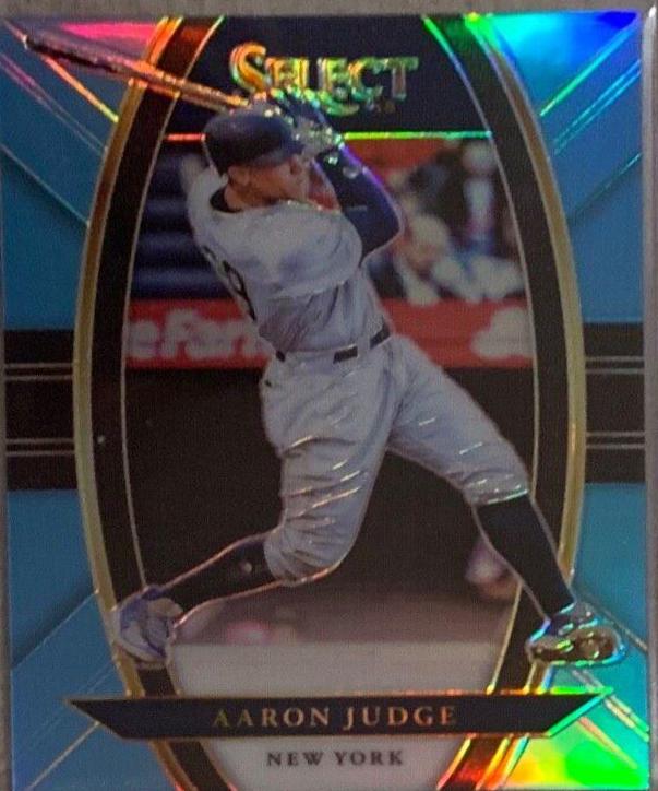 Aaron Judge [Carolina Blue] #4 Baseball Cards 2018 Panini Chronicles Select