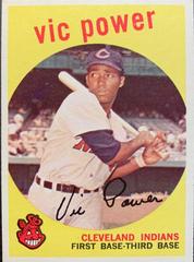 Vic Power [White Back] #229 Baseball Cards 1959 Topps Prices