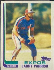 Larry Parrish [Blackless] #445 Baseball Cards 1982 Topps Prices