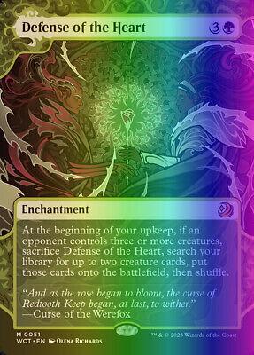 Defense of the Heart [Foil] #51 Magic Wilds of Eldraine Enchanting Tales