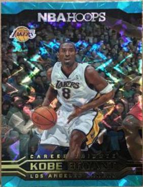 Panini NBA fashion Hoops Kobe Bryant Career Tribute Teal /125 RARE