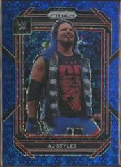 AJ Styles [Under Card Blue] #119 Wrestling Cards 2023 Panini Prizm WWE Prices