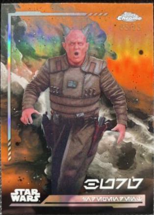 Burg [Aurebesh Variation] #AV-60 Star Wars 2024 Topps Chrome