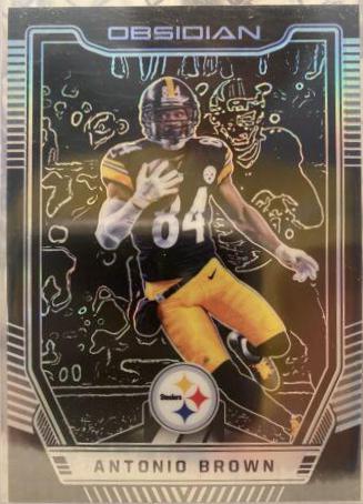 Antonio Brown #3 Football Cards 2018 Panini Obsidian