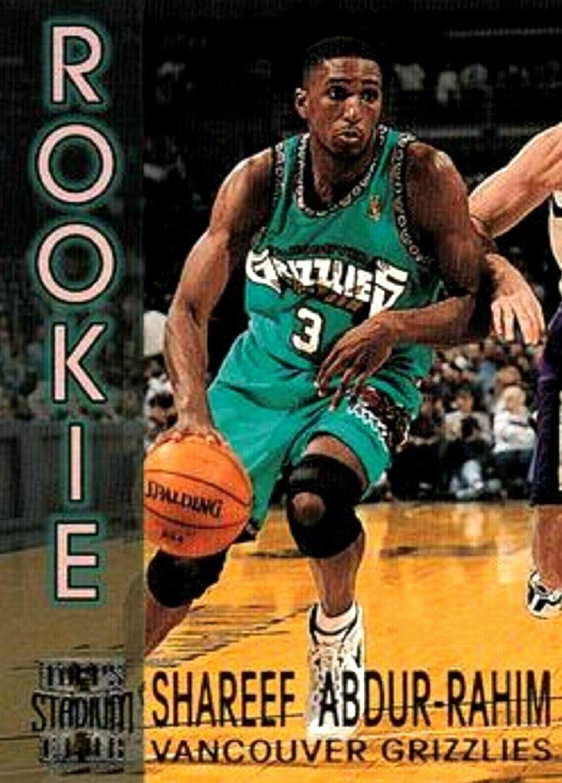 Shareef Abdur-Rahim #R1 Basketball Cards 1996 Stadium Club Rookies 2