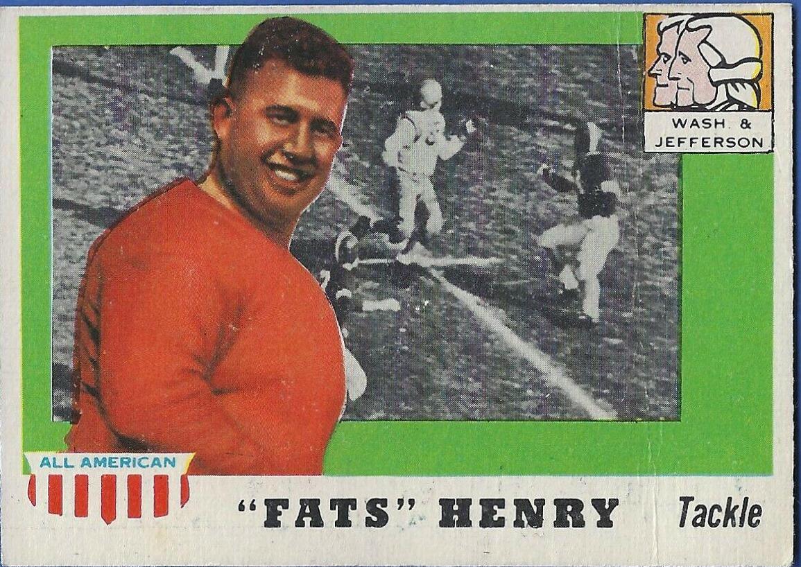 Fats Henry Prices Topps All American Football Cards