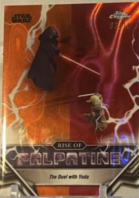 The Duel with Yoda #RP-11 Star Wars 2024 Topps Chrome The Rise of Palpatine