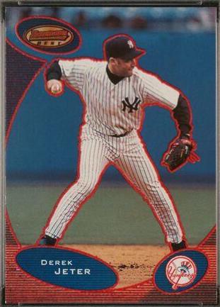 Derek Jeter [Red] #BBDJ Baseball Cards 2003 Bowman's Best