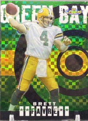 Brett Favre [Gold Xfractor] #50 Football Cards 2004 Topps Finest