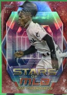 Jazz Chisholm Jr. [Red] #SMLB-10 Baseball Cards 2023 Topps Stars of MLB