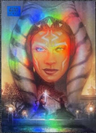 Ahsoka Returns [Blue Refractor] #100 Star Wars 2024 Topps Chrome Galaxy