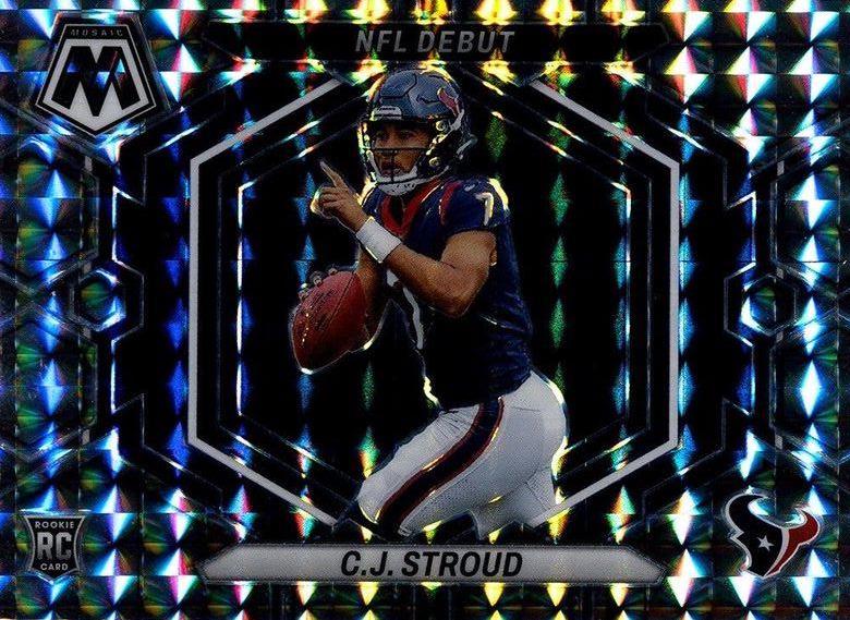 C J Stroud Mosaic Nd Prices Rookie Panini Mosaic Nfl