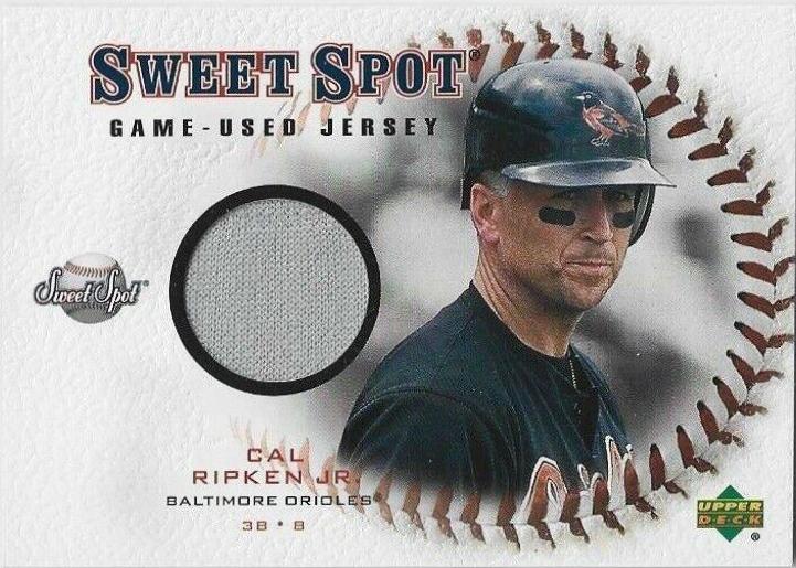 Cal Ripken Jr. #J-CR Baseball Cards 2001 Upper Deck Sweet Spot Game Jersey