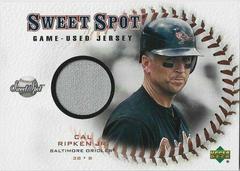 Cal Ripken Jr. #J-CR Baseball Cards 2001 Upper Deck Sweet Spot Game Jersey Prices