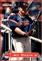 Jim Thome [Impact] #117 Baseball Cards 2000 Fleer Prices