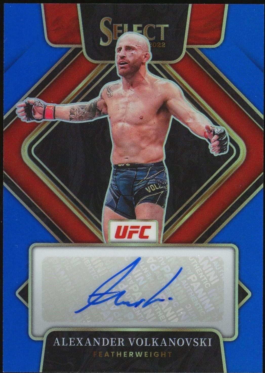 Alexander Volkanovski [Blue] #SG-AVK Ufc Cards 2022 Panini Select UFC Signatures