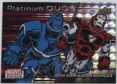 Iron Man / Iron Monger #PD19 Marvel 2023 Upper Deck Platinum Duos