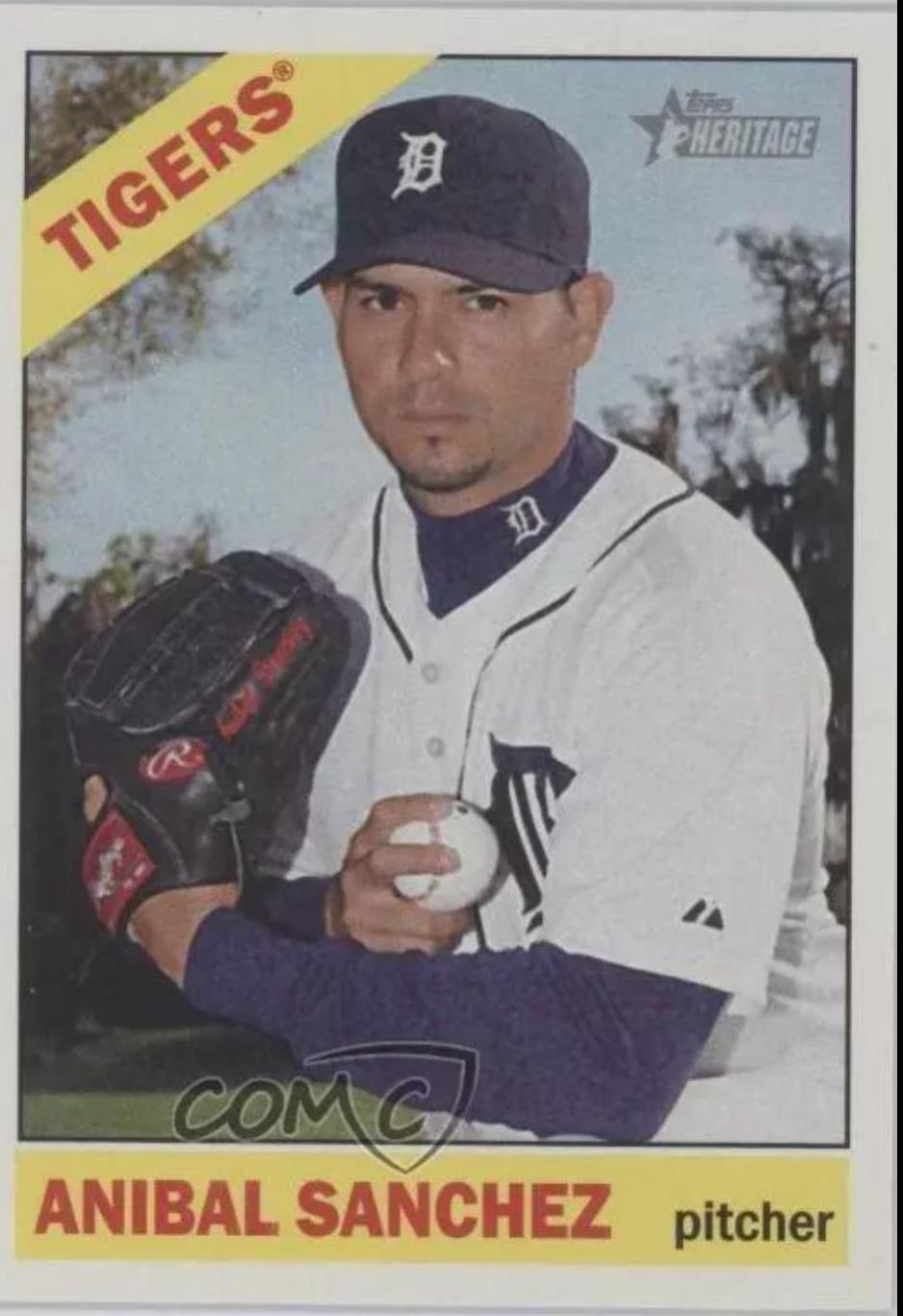 Anibal Sanchez #16 Baseball Cards 2015 Topps Heritage