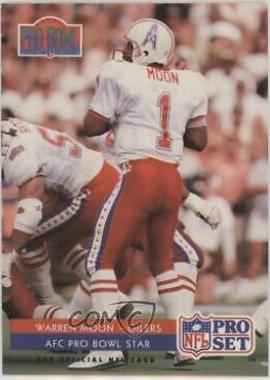 Warren Moon #390 Football Cards 1992 Pro Set