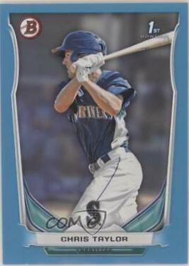 Chris Taylor [Blue] #BP14 Baseball Cards 2014 Bowman Prospects